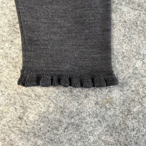 MarcCain Gray Women’s Virgin Wool Blend Lace Detail Cardigan Size 6 - Picture 12 of 14